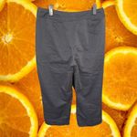 Requirements RQT Black Capri Pants with Decorative Buttons Size 8‎ Photo 4