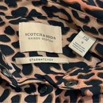 Scotch & Soda  Mixed Animal Print Button Up Blouse Chic Career Statement S Photo 4