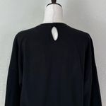 ZARA Trafaluc Black Crewneck Long Sleeves Sweatshirt, Sz Small Photo 7