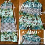 One One Six Tropical print lace up back jumpsuit size M Photo 7