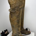 Tory Burch  Tarulli Over-the-knee Boots Distressed Leather Sz 8.5 Photo 8