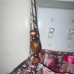 Funky Y2K Beaded Cami Top Brown Photo 4