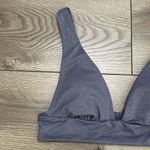 Raisin's  Metallic Gray Bikini Swim Top Size‎ Medium Photo 1