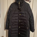 Michael Kors Jacket Puffer Down Black Packable Hooded Zipper Pocket Winter Photo 0