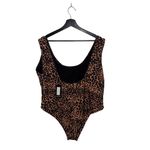 Boohoo NWT One Piece Swimsuit Leopard Print Size 22 Photo 1