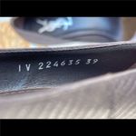 Saint Laurent Brown Ysl Aliama Lizard Embossed Suede Heels Pumps Size 39… Brown Photo 3