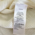 Madewell  Sweater Womens Ribbed Merino Wool Mockneck Short Sleeve Tee Ivory‎ XS Photo 7