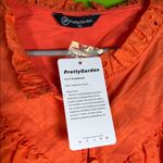 PRETTYGARDEN Orange Boxy Blouse with Sailor Collar and Puff Sleeves Photo 6