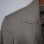 Anne Klein 2P Taupe Gray Pocketed Suit Jacket Blazer Petite Photo 7