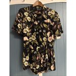 Karen Kane Vintage Y2K button up Floral Blouse Top women’s size 6 made in USA Photo 1