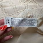 Endless Rose  Frayed Trim Dress in Ivory Size XS Photo 5