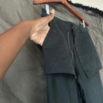 ZARA Dark Grey Zip Skirt Overlay Pants Size Small Photo 3