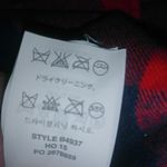 J.Crew M Red Navy Buffalo Plaid Zip Shirt Photo 8