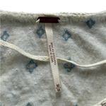 Free People  Macra Maze Me Ivory Combo Tassel Fringe long sleeve lace Top Size M Photo 8