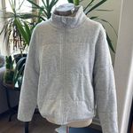 Three Dots Gray Puffer Jacket with Cozy Insulation Photo 0