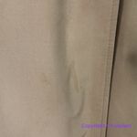 Vintage Charles Klein *flawed" womens trench coat double breasted, size 6 Brown Photo 4