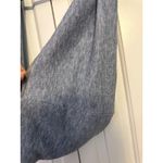 Reversible Infinity Scarf Blue Gray Knit Lightweight Versatile Fashion Accessory Photo 2