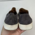 Steve Madden  Sz 8 Loafer Fayna Slip On Dark Gray Vegan Suede Fabric Shoe Casual Photo 9