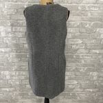 Pleione  Gray fleece snap front vest Photo 5