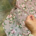 Polly & Esther Floral Sheer Open Front Kimono Photo 7