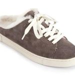 Frye  Ivy Genuine Suede Shearling Sneaker Slide Photo 1