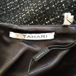 Tahari 🆕 Black Tweed Knee Length Skirt Photo 4