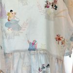 Disney Cinderella character print Button-Down Dress size large Photo 3