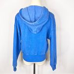 Zenana Outfitters Bright Blue Washed Fleece Full Zip Hoodie Jacket Small NWOT Photo 7