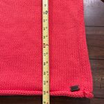 Shannon Passero Coral 100% Cotton Crewneck Sweater Denim Pocket Size Medium Pink Photo 3