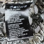 Paper Crane ivory and gray knit and open weave sweater size large Photo 6