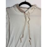 Sundry  FOR EVEREVE Cream Puff Sleeve Drawstring Hoodie Sweatshirt Size 1 (Small) Photo 1