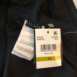 Island Escape Coral Gables Bandeau Tankini Top Tie Shelf Bra Floral Black 14 Blue Photo 4