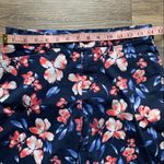  Khakis by Gap Slim City Navy Blue Floral Pants 2 Photo 3