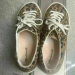 Madewell  Sidewalk Low Top Leopard Cheetah Print 
 Sneaker Shoes Photo 2