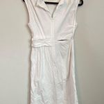 Love, Whit White Cut Out Sheath size S white midi dress Photo 4