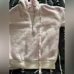 Garage  Half Zip Soft Pink Hoodie Sweatshirt Sherpa Women’s Sz S Vintage GUC Photo 6