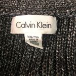 Calvin Klein Metallic Long Length Chic Elegant Feminine Party Event Sweater XS Photo 1