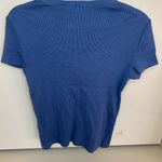 Madewell  NWT Garment-Dyed Ribbed Crewneck
Pocket Tee size medium Photo 3