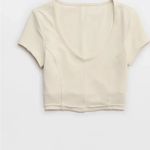Aerie  Ribbed Goals Cream Top Size Xs  Photo 1