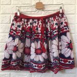 Tie back apron‎ floral red white blue Size undefined Photo 1