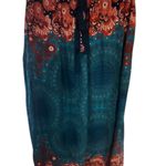 None Bohemian Maxi Skirt with Tie Waist Photo 4