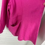 Eileen Fisher  Plus Size Slouchy Relaxed Linen Cotton Pink Blazer Size 2X Photo 3