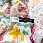La La Cheri Reina Floral Teddy Sleepwear Lingerie Floral Print S Small M Medium White Photo 4