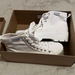 Steve Madden White Platform Shoes Photo 1