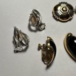 Liz Claiborne Lot of 4 Signed Clip On Earrings - 2 Sarah Coventry, Napier,  Photo 3