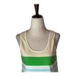 A.P.C. White Cotton Multicolor Striped Scoop Neck Tank Top Size XS Photo 2