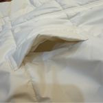 Blu Pepper  Asymmetrical Zip Women’s Puffer Vest Jacket Size Large Cream White Photo 9