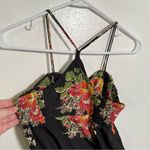 American Eagle Sleeveless Midi Dress Black Floral 0 Photo 9