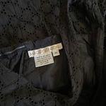 Eyelet Lace Little Black Mini Dress 🔥 Size 10 Photo 2