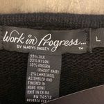 Work in Progress Gladys‎ Bagley silk wool angora blend sweater vintage L new Black Size L Photo 5